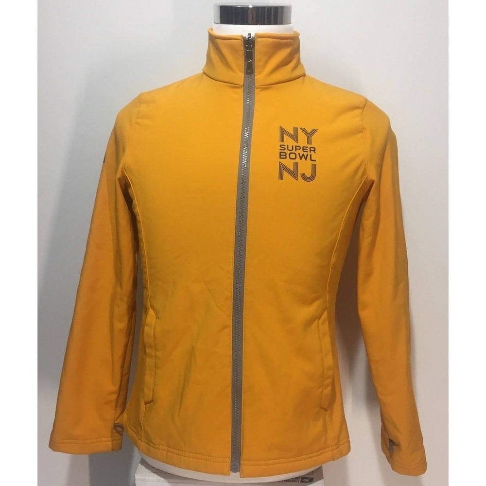 NFL New York NJ Super Bowl XLVIII Women's Jacket Small Yellow Host Committee